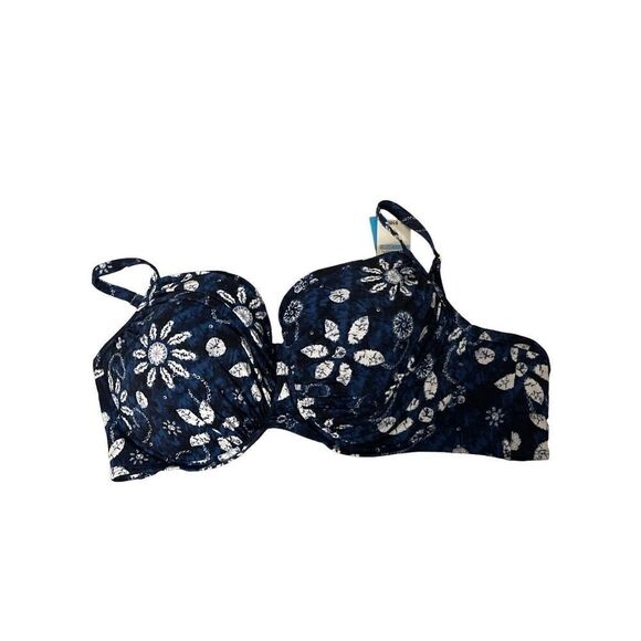 NWT Bleu Rod Beattie Women’s Plus Floral Print Two Piece Bikini Set - Picture 2 of 7